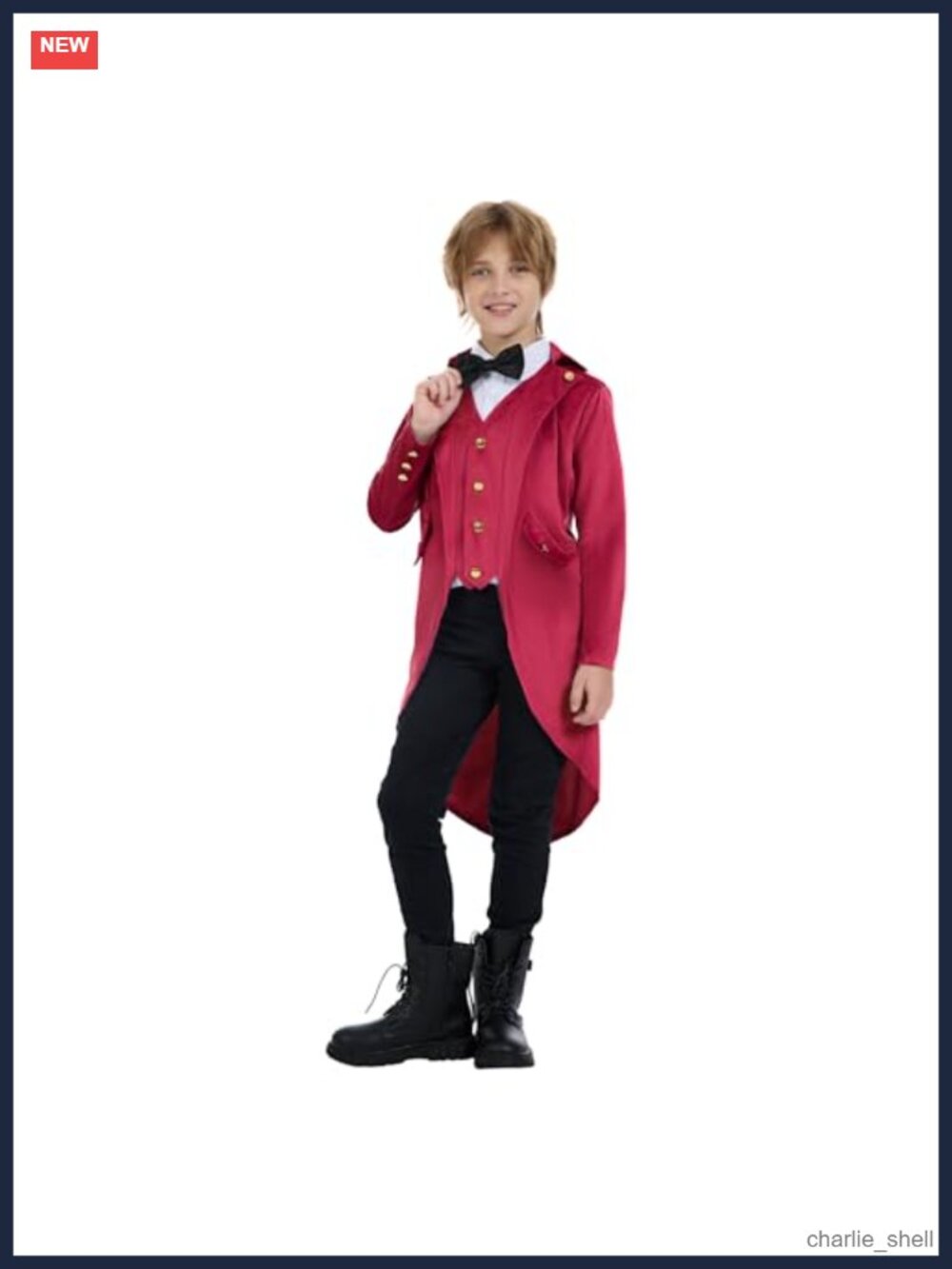 Boys Steampunk Tailcoat Halloween Costume Victorian Jacket